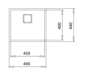 TEKA FLEXLİNEA RS15 2B 45.40 PASLANMAZ ÇELİK EVYE 115000013