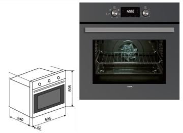 TEKA  HAK 625 ST FIRIN -  GBE 64002 KBC ST OCAK - ATV 60 PRO ST DAVLUMBAZ ANKASTRE SET
