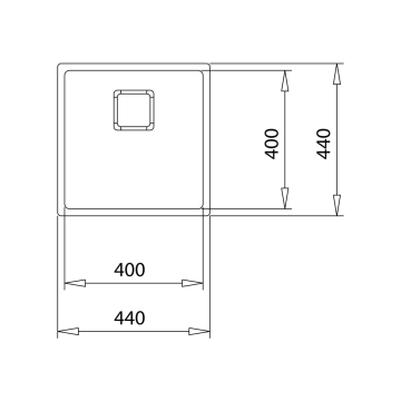 TEKA FLEXLINEA RS15 2B 40.40 TEK HAZNELİ TEZGAHÜSTÜ/TEZGAHASIFIR (FLUSH) TEZGAHALTI PASLANMAZ ÇELİK EVİYE