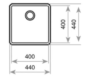 TEKA BE LINEA 40.40 RS15 PASLANMAZ ÇELİK EVİYE