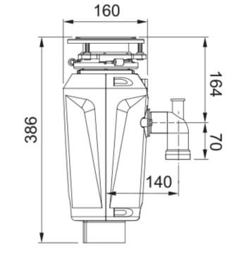 FRANKE SLIM 100 ÇÖP ÖĞÜTÜCÜ