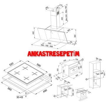 FRANKE FHNS 604 4G WH C OCAK FSL 86 H WH SMART LİNEAR FIRIN FPJ 615 V WH A GLASS VERTİCAL DAVLUMBAZ ANKASTRE SET