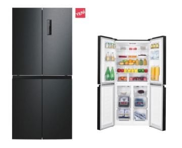 FRANKE FMD 420 TNF NE E BLACK INOX SOLO 80 CM BUZDOLABI