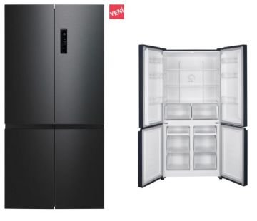 FRANKE FMD 600 TNF NE E BLACK İNOX 90 CM SOLO BUZDOLABI