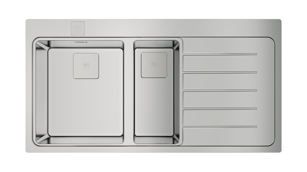 TEKA ZENIT RS15 1½B 1D AUTO ANKASTRE PURELİNE SAĞ DAM. PASLANMAZ ÇELİK EVYE