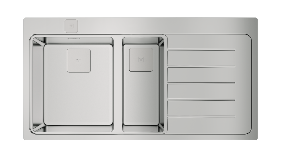 TEKA ZENIT RS15 1½B 1D AUTO ANKASTRE PURELİNE SAĞ DAM. PASLANMAZ ÇELİK EVYE