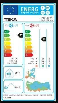 TEKA ACI 109 WH / ACO 109 WH KLİMA