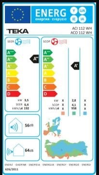 TEKA ACI 112 WH / ACO 112 WH KLİMA
