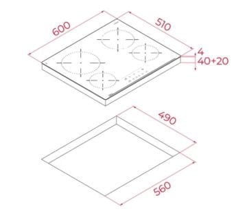 TEKA TBC 64010 TTC BK OCAK