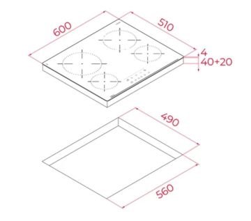 TEKA TBC 64010 TTC BK OCAK