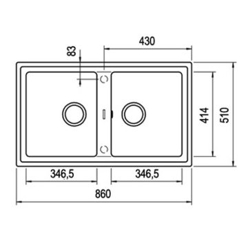 TEKA MAESTROSTONE 90 B-TG ÇİFT HAZNELİ TEGRANİTE EVİYE 115260008