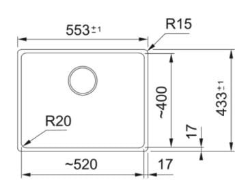 FRANKE MARİS MRG 110-52 SLATE GREY EVİYE