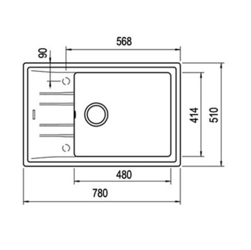 TEKA MAESTRO STONE 60 S-TG TEGRANİTE EVİYE 115330040