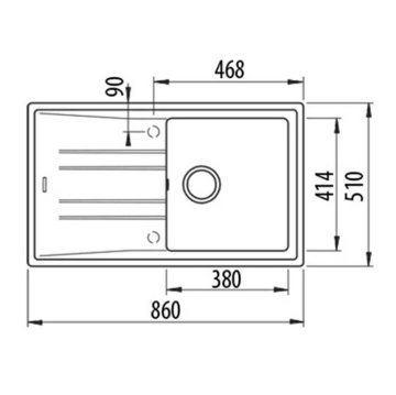 TEKA MAESTRO STONE 50 B-TG TEGRANİTE EVİYE 115330024