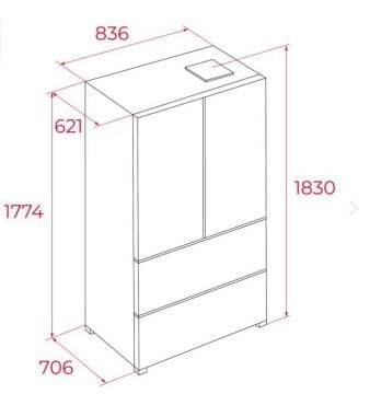 TEKA RFD 75850 GBK EU CAM BUZDOLABI