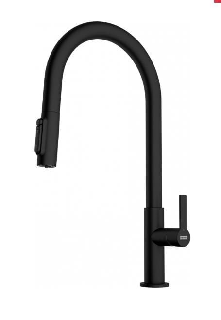 FRANKE Maris Slim Clear Water Matt Black ARMATÜR