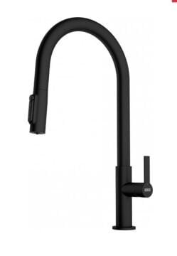 FRANKE Maris Slim Clear Water Matt Black ARMATÜR