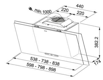 TEŞHİR FRANKE FMA 2.0 907 BK DAVLUMBAZ