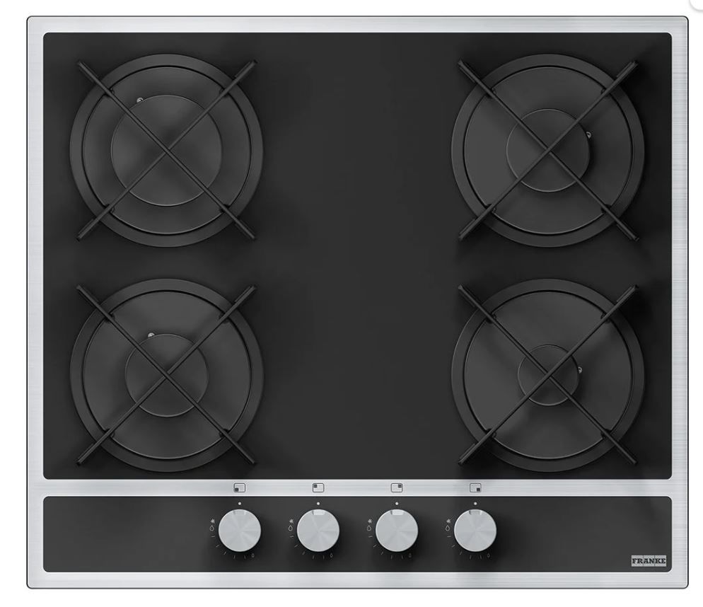 TEŞHİR FRANKE MARİS FHMA 604 4G ML E SİYAH+ İNOX CAM OCAK