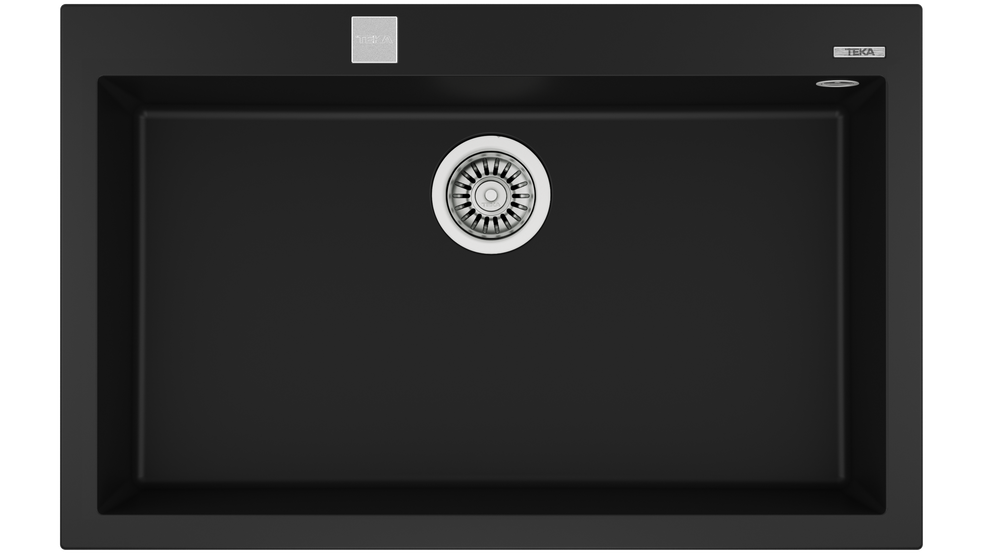 TEKA FORSQUARE 72.40 TG TEK HAZNELİ TEZGAHÜSTÜ/TEZGAHASIFIR (FLUSH) PASLANMAZ ÇELİK EVİYE