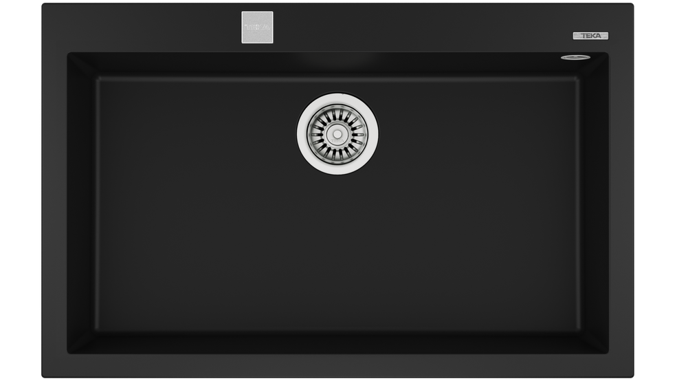 TEKA FORSQUARE 72.40 TG TEK HAZNELİ TEZGAHÜSTÜ/TEZGAHASIFIR (FLUSH) PASLANMAZ ÇELİK EVİYE