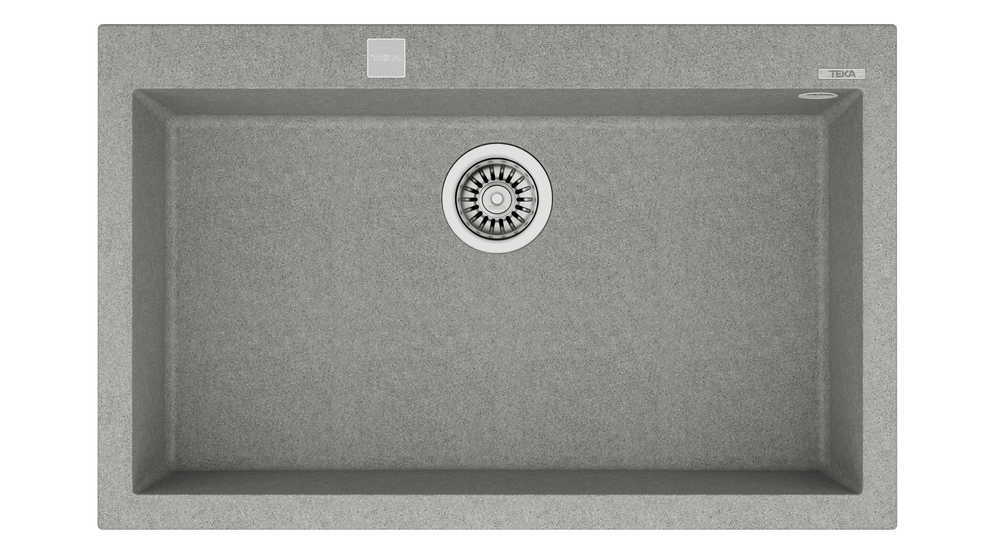 TEKA FORSQUARE 72.40 TG TEK HAZNELİ TEZGAHÜSTÜ/TEZGAHASIFIR (FLUSH) PASLANMAZ ÇELİK EVİYE