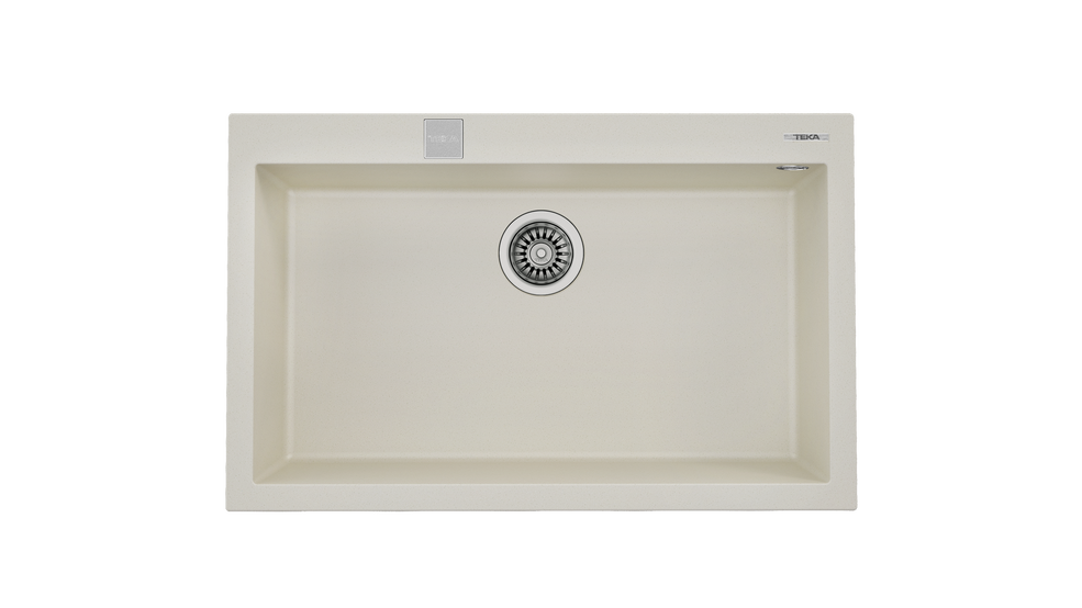TEKA FORSQUARE 72.40 TG TEK HAZNELİ TEZGAHÜSTÜ/TEZGAHASIFIR (FLUSH) PASLANMAZ ÇELİK EVİYE