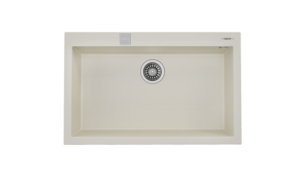 TEKA FORSQUARE 72.40 TG TEK HAZNELİ TEZGAHÜSTÜ/TEZGAHASIFIR (FLUSH) PASLANMAZ ÇELİK EVİYE