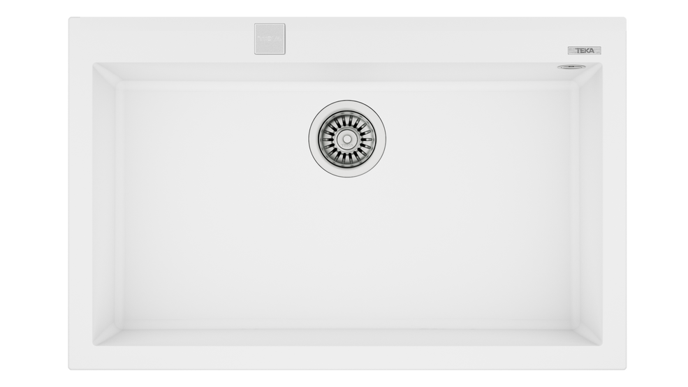 TEKA FORSQUARE 72.40 TG TEK HAZNELİ TEZGAHÜSTÜ/TEZGAHASIFIR (FLUSH) PASLANMAZ ÇELİK EVİYE