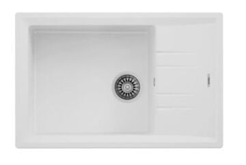 TEKA STONE 60 S-TG WHİTE  EVİYE