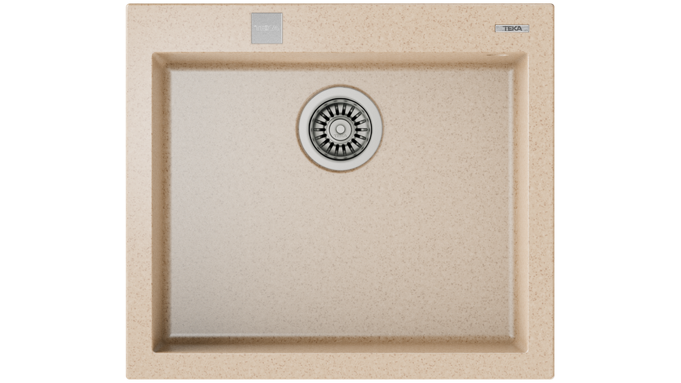 TEKA FORSQUARE 50.40 TG TEK HAZNELİ TEZGAHÜSTÜ/TEZGAHASIFIR (FLUSH) PASLANMAZ ÇELİK EVİYE