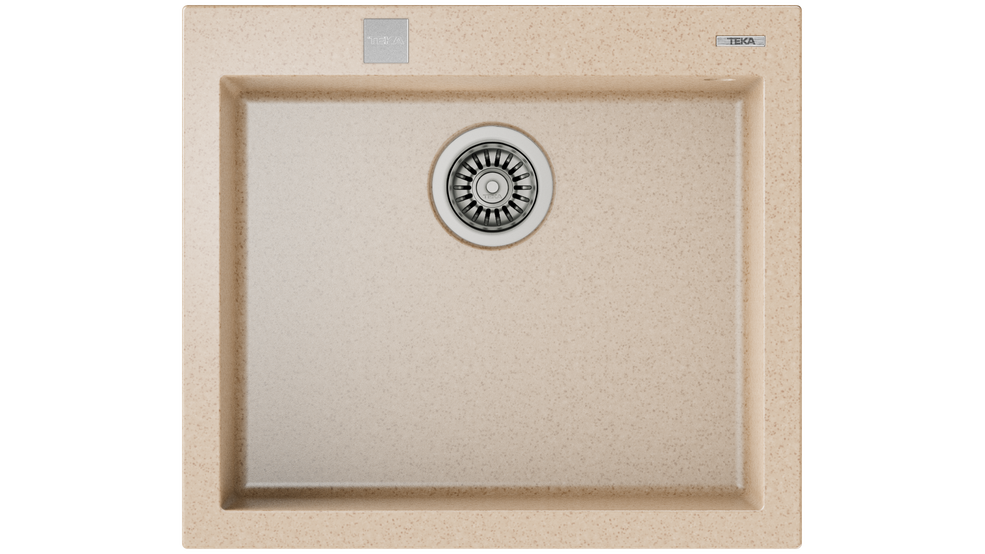 TEKA FORSQUARE 50.40 TG TEK HAZNELİ TEZGAHÜSTÜ/TEZGAHASIFIR (FLUSH) PASLANMAZ ÇELİK EVİYE