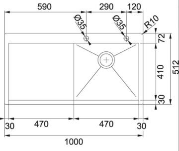 FRANKE TEŞHİR PLANAR EVİYE