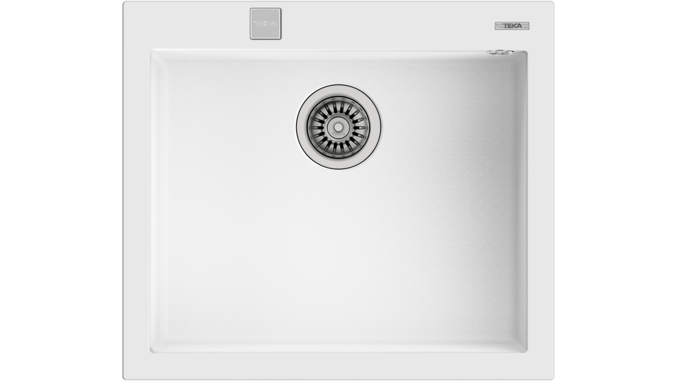 TEKA FORSQUARE 50.40 TG TEK HAZNELİ TEZGAHÜSTÜ/TEZGAHASIFIR (FLUSH) PASLANMAZ ÇELİK EVİYE