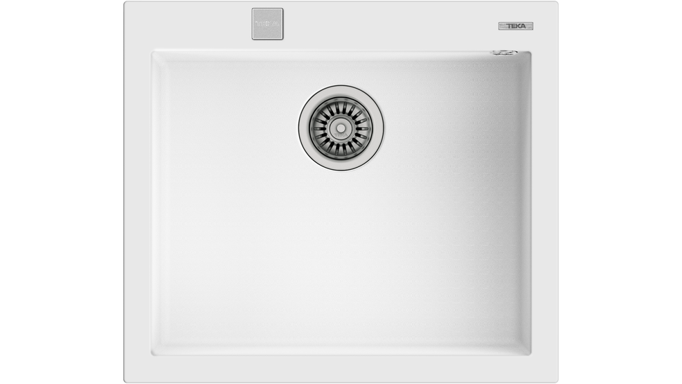 TEKA FORSQUARE 50.40 TG TEK HAZNELİ TEZGAHÜSTÜ/TEZGAHASIFIR (FLUSH) PASLANMAZ ÇELİK EVİYE