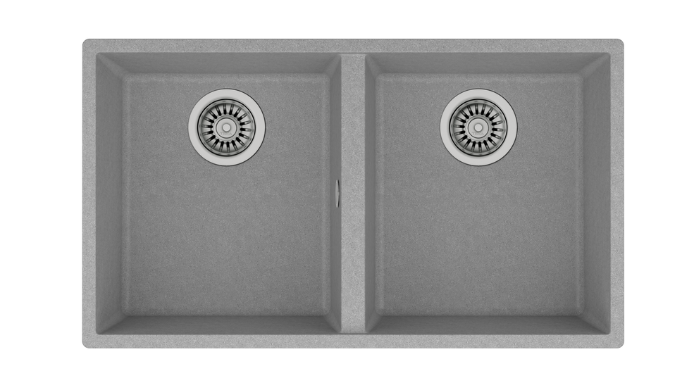 TEKA SQUARE 760 TG Çift Hazneli Tezgahaltı Tegranite Eviye