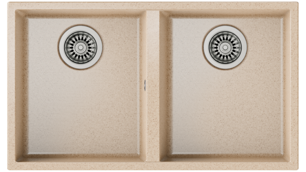 TEKA SQUARE 760 TG ÇİFT HAZNELİ TEZGAHALTI TEGRANİTE EVİYE