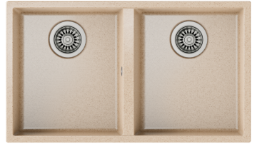 TEKA SQUARE 760 TG ÇİFT HAZNELİ TEZGAHALTI TEGRANİTE EVİYE