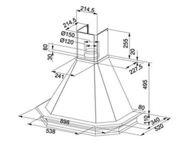 FRANKE TEŞHİR DAVLUMBAZ 90 CM