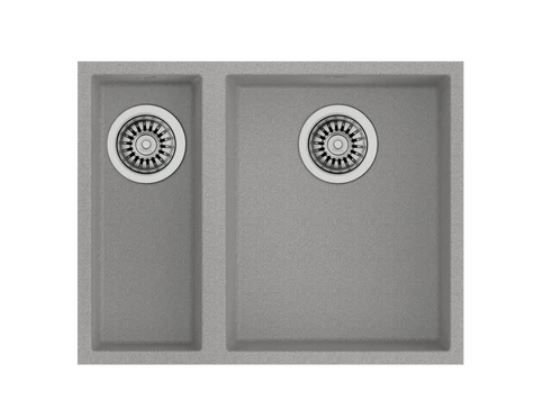 TEKA SQUARE 560 TG ÇİFT HAZNELİ TEZGAHALTI TEGRANİTE EVİYE