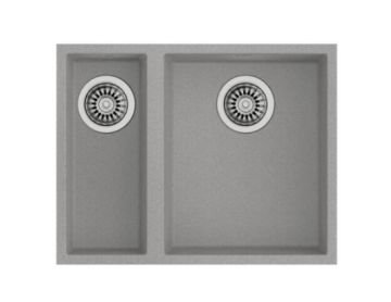 TEKA SQUARE 560 TG ÇİFT HAZNELİ TEZGAHALTI TEGRANİTE EVİYE