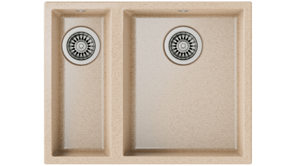 TEKA SQUARE 560 TG ÇİFT HAZNELİ TEZGAHALTI TEGRANİTE EVİYE