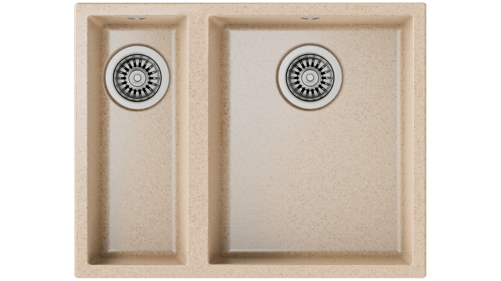 TEKA SQUARE 560 TG ÇİFT HAZNELİ TEZGAHALTI TEGRANİTE EVİYE