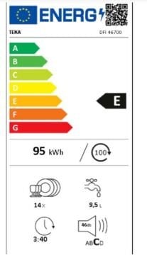 TEŞHİR TEKA DFI 46700 TAM ANKASTRE BULAŞIK MAKİNESİ