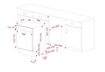 TEKA DSI 46750 SS YARI ANKASTRE BULAŞIK MAKİNESİ