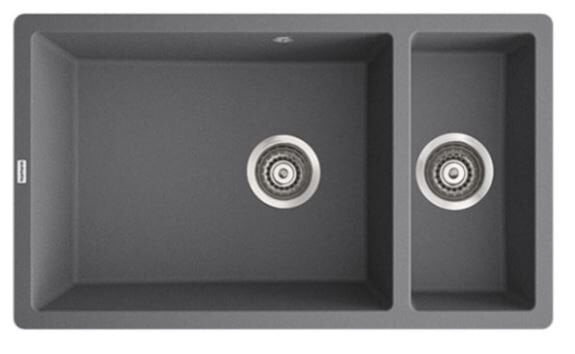 TEŞHİR MARMORİN LANDO 720 1,5 K 1.5 GÖZLÜ STEEL METALİC EVİYE