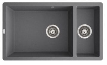 TEŞHİR MARMORİN LANDO 720 1,5 K 1.5 GÖZLÜ STEEL METALİC EVİYE