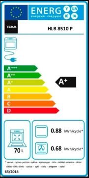 TEKA HLB 8510 P ÖZEL PİZZA FONKSİYONLU MAESTROPİZZA PİROLİTİK FIRIN 340