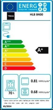 TEKA HLB 8400 HYDROCLEAN® PRO TEMİZLEME SİSTEMİNE SAHİP A+ ÇOK İŞLEVLİ FIRIN