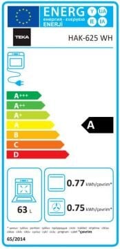 TEKA HAK 625 WH BEYAZ ANKASTRE FIRIN